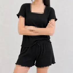 ست راحتی زنانه جلو پاپیون