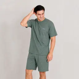 ست راحتی تیشرت شلوارک مردانه