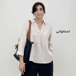 شومیز زنانه لینن جلو بسته