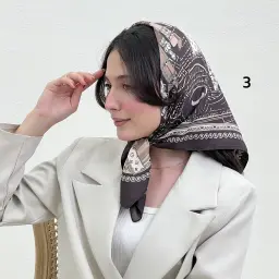 مینی اسکارف زنانه ساتن LV