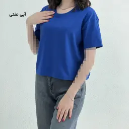 تیشرت کراپ رنگی بیسیک