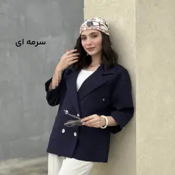 کت زنانه کرپ طرح مینیمال | آی بولک