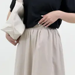 دامن زنانه لینن کمرکش