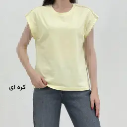 تیشرت زنانه ساده رنگی