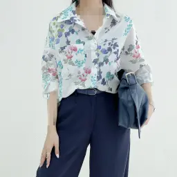 شومیز زنانه تک جیب نوآ