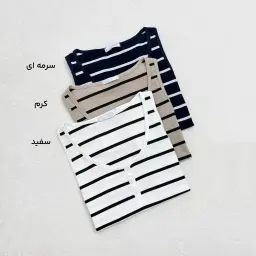تاپ زنانه کبریتی راه راه