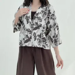 شومیز زنانه سیلک طرحدار | آی بولک
