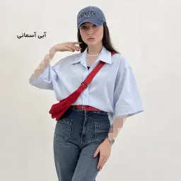 شومیز کراپ زنانه لینن | آی بولک