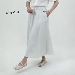 دامن زنانه نیم کلوش اسپرت | آی بولک