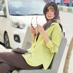 شومیز زنانه لینن اسلپ کژوال | آی بولک