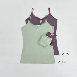ست تاپ و شورت زنانه لب توری | آی بولک