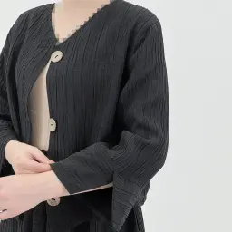 کت زنانه کراپ کرکره ای | آی بولک