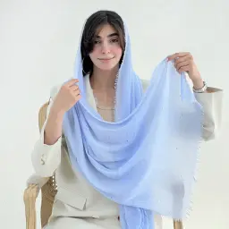 شال زنانه پلیسه دانه رنگی | آی بولک