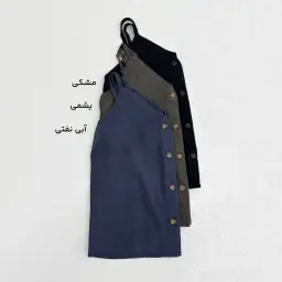 تاپ زنانه لینن جلو دکمه | آی بولک