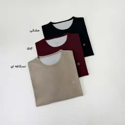 تیشرت مردانه یقه کرد بیسیک | آی بولک