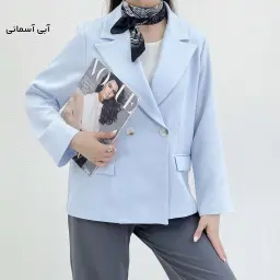 کت زنانه کرپ یقه انگلیسی  | آی بولک