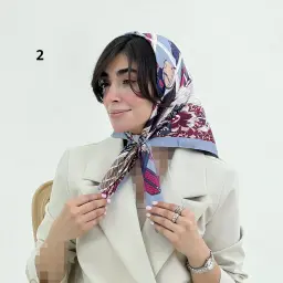 مینی اسکارف زنانه طرح دار | آی بولک