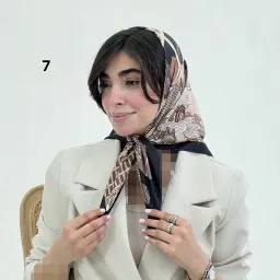 مینی اسکارف زنانه طرح دار | آی بولک