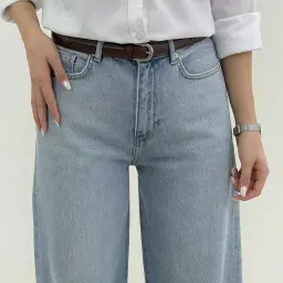 شلوار جین بگی آبی روشن | آی بولک