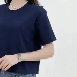 تیشرت کراپ زنانه بیسیک | آی بولک