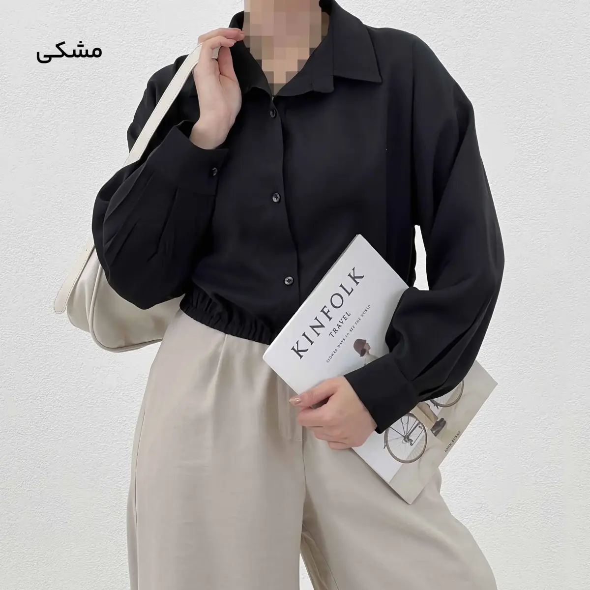شومیز زنانه سیلک پایین کش | آی بولک