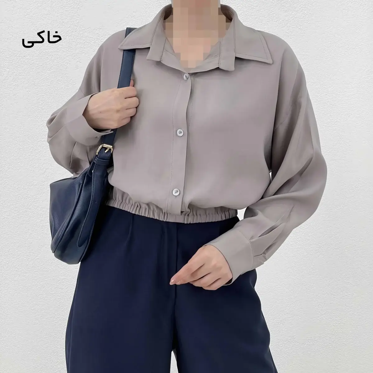 شومیز زنانه سیلک پایین کش | آی بولک