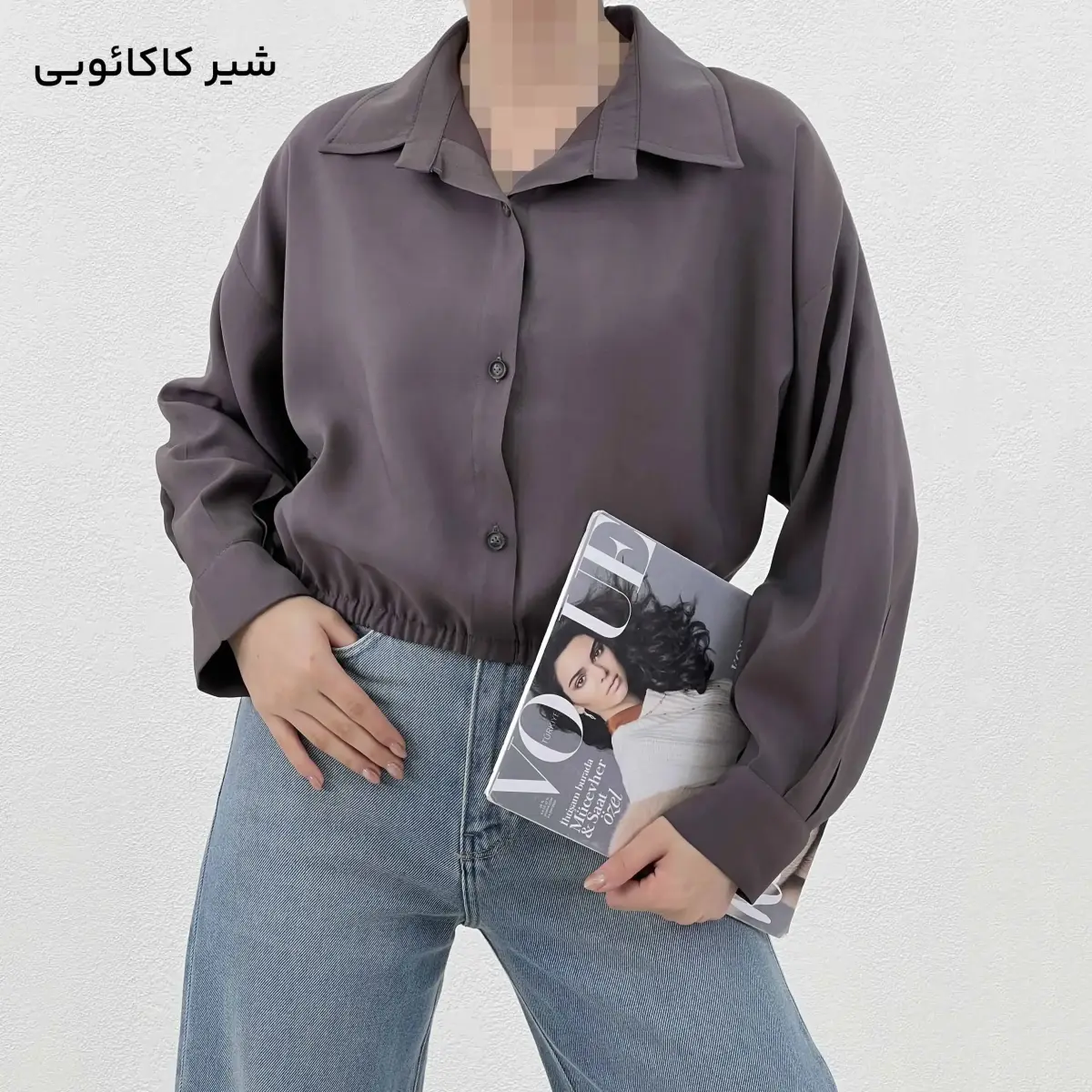 شومیز زنانه سیلک پایین کش | آی بولک