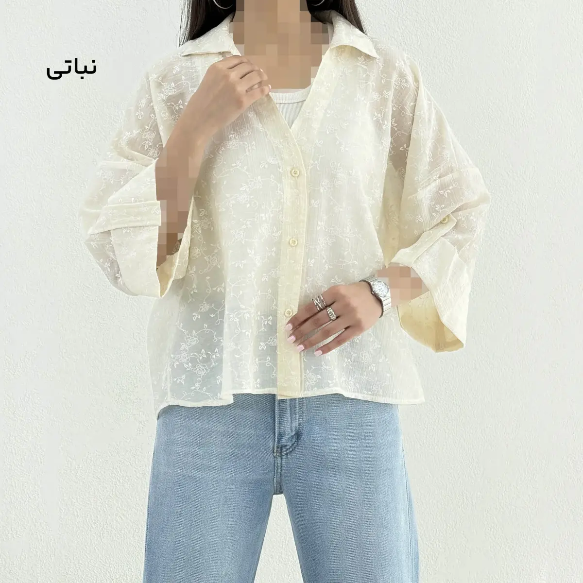 شومیز زنانه پری طرح گلریز| آی بولک