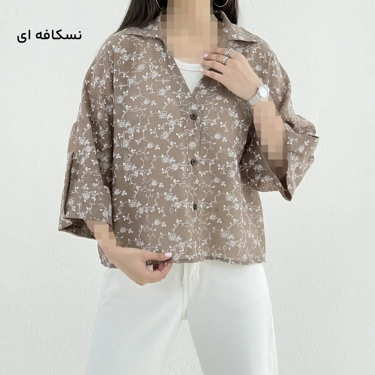شومیز زنانه پری طرح گلریز| آی بولک