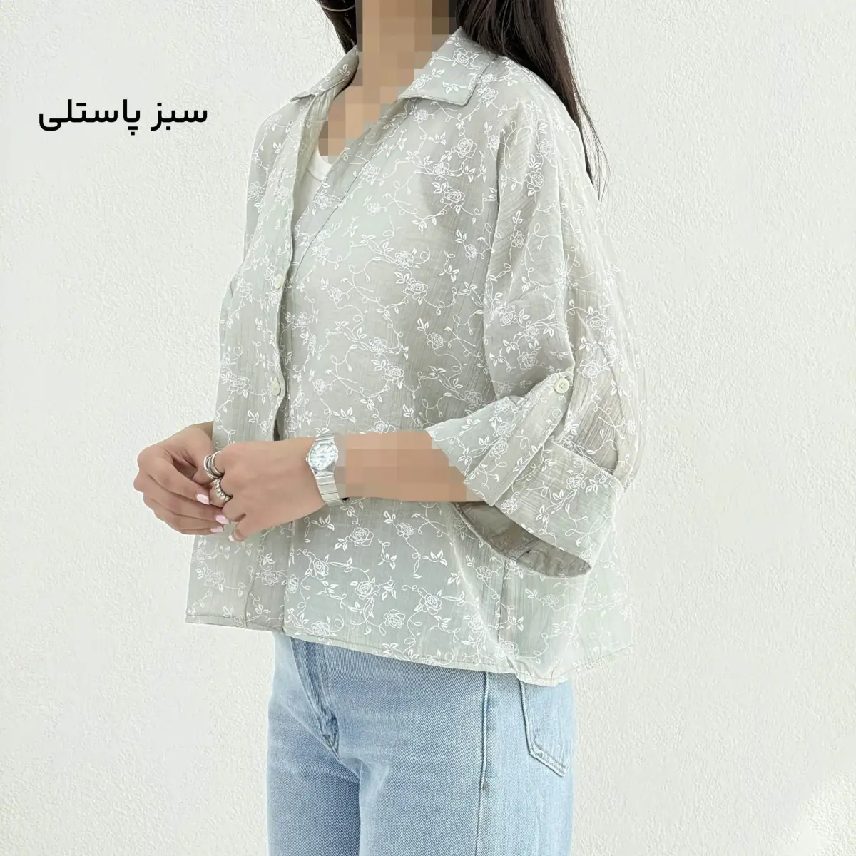شومیز زنانه پری طرح گلریز| آی بولک