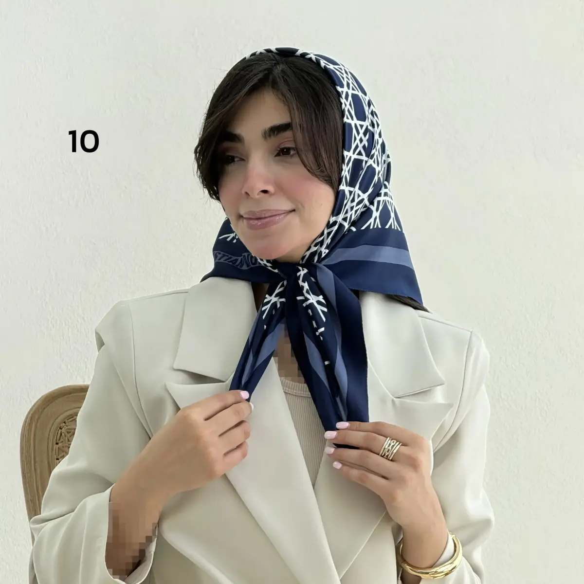 مینی اسکارف زنانه ساتن | آی بولک