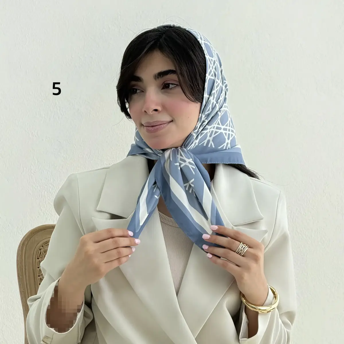 مینی اسکارف زنانه ساتن | آی بولک