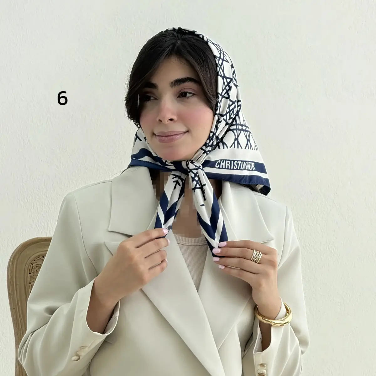 مینی اسکارف زنانه ساتن | آی بولک