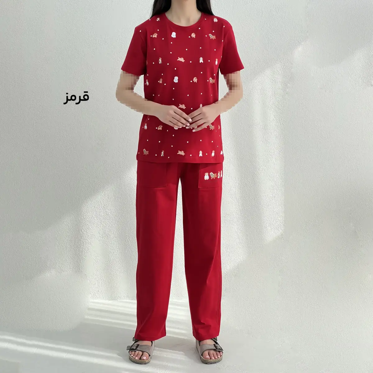 ست زنانه تیشرت شلوار پاپی‌لند | آی بولک