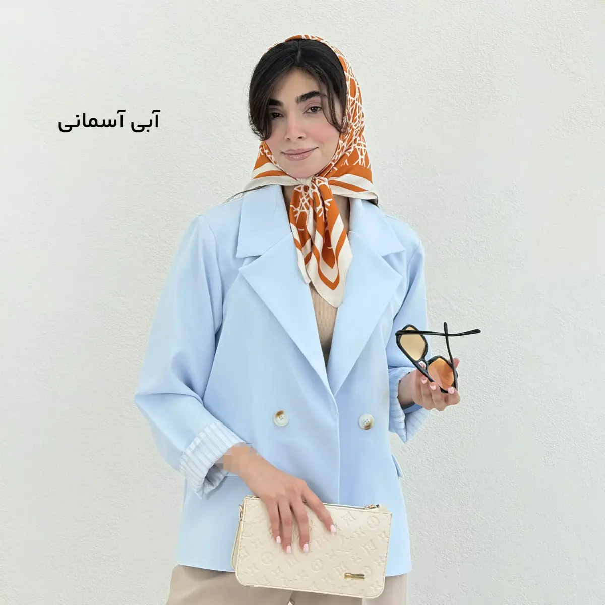 کت زنانه کرپ دکمه نما | آی بولک