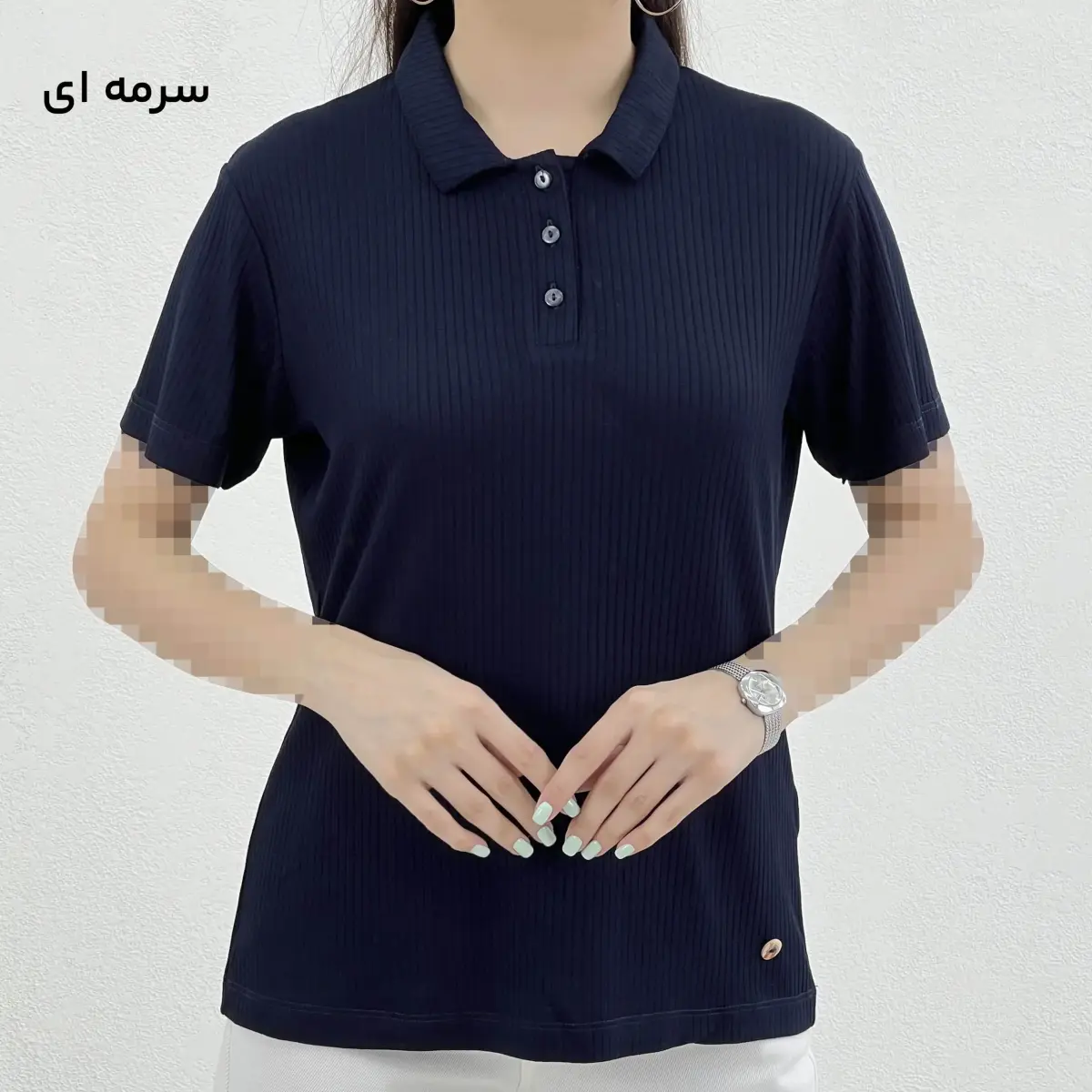 تیشرت زنانه  کبریتی کرکره ای | آی بولک