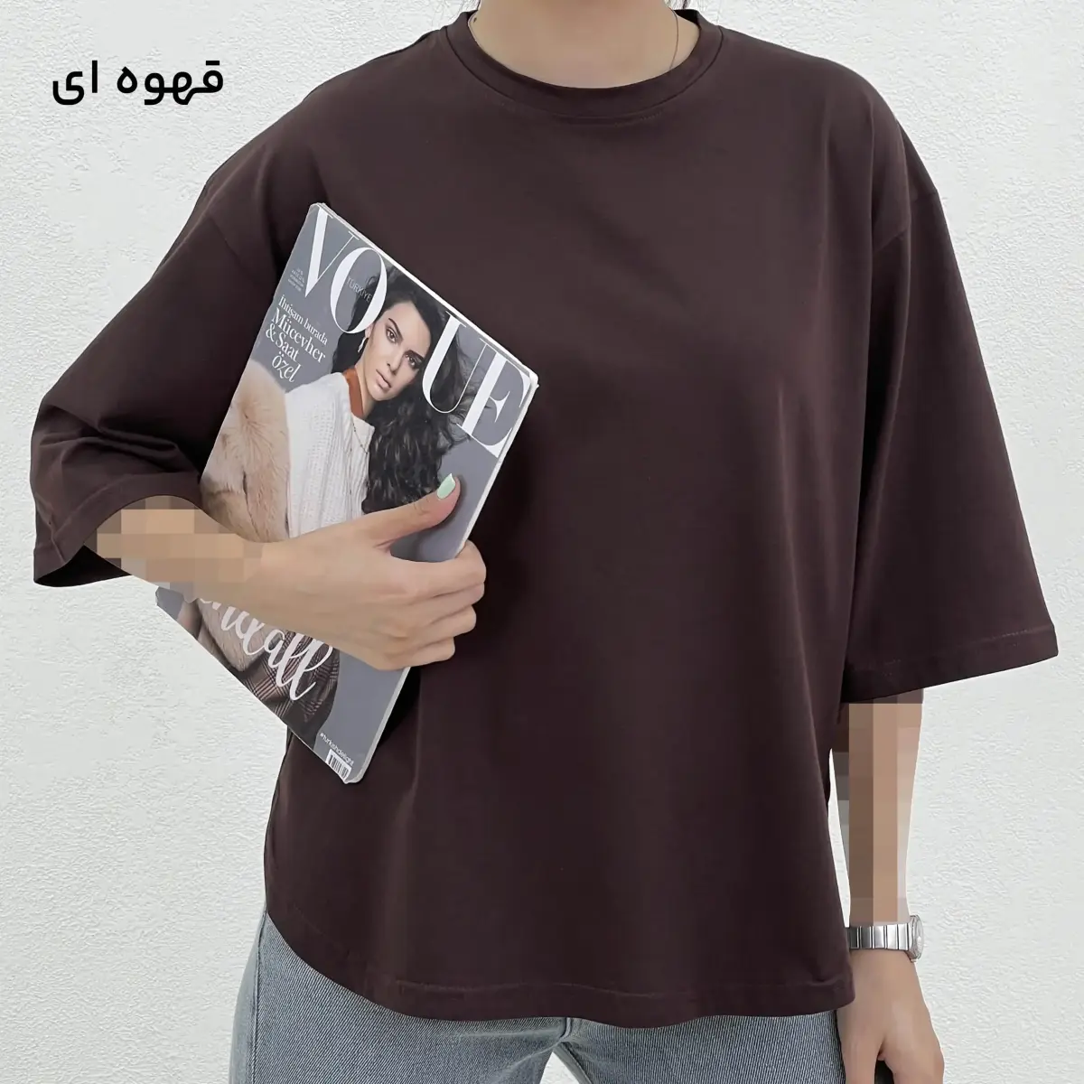 تیشرت زنانه یقه گرد بیسیک | آی بولک