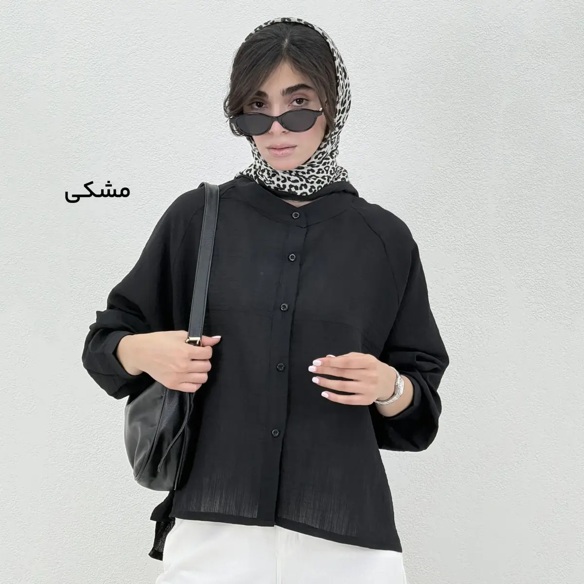 شومیز زنانه قواره دار یقه فرنچ پری | آی بولک