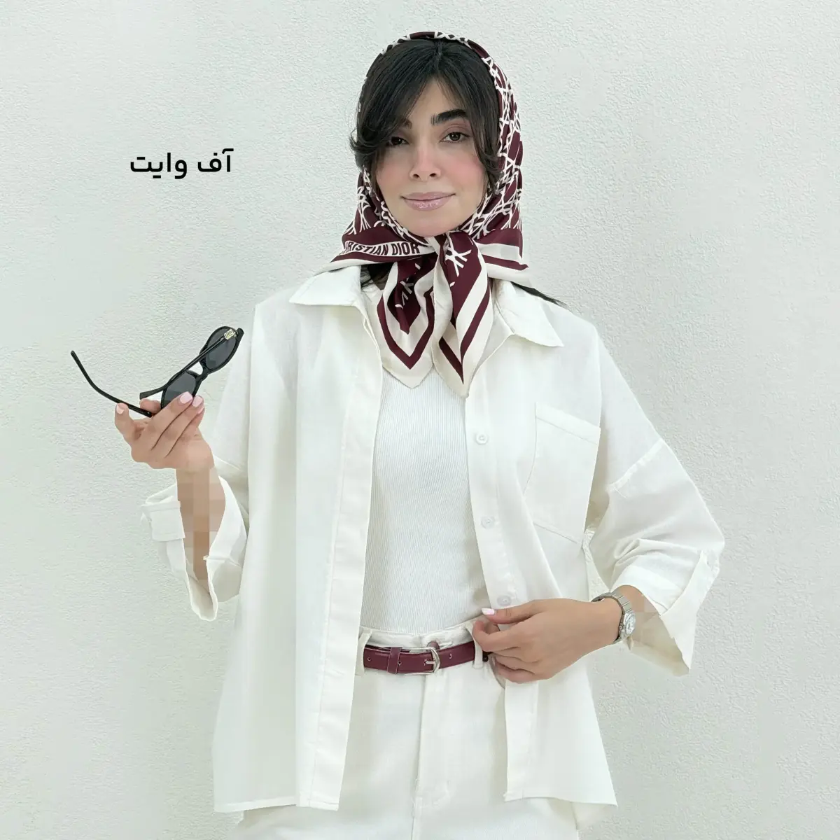 شومیز زنانه لینن پشت دکمه | آی بولک