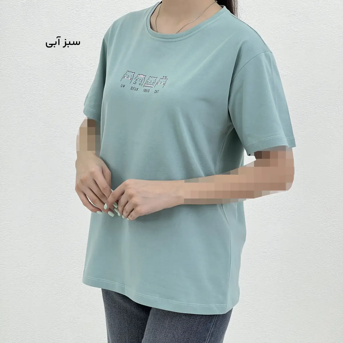تیشرت زنانه طرح گربه | آی بولک