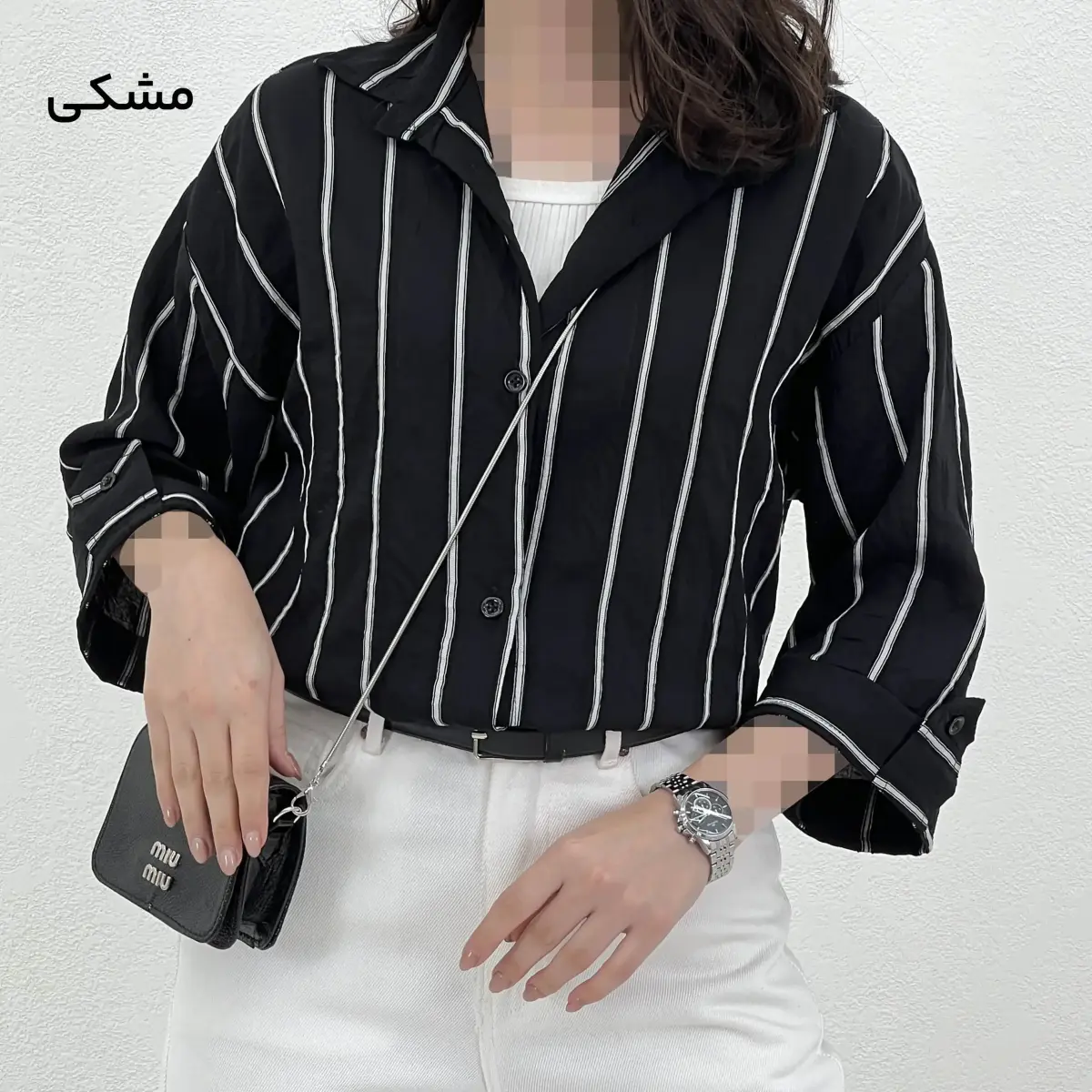 شومیز زنانه پری راه راه | آی بولک