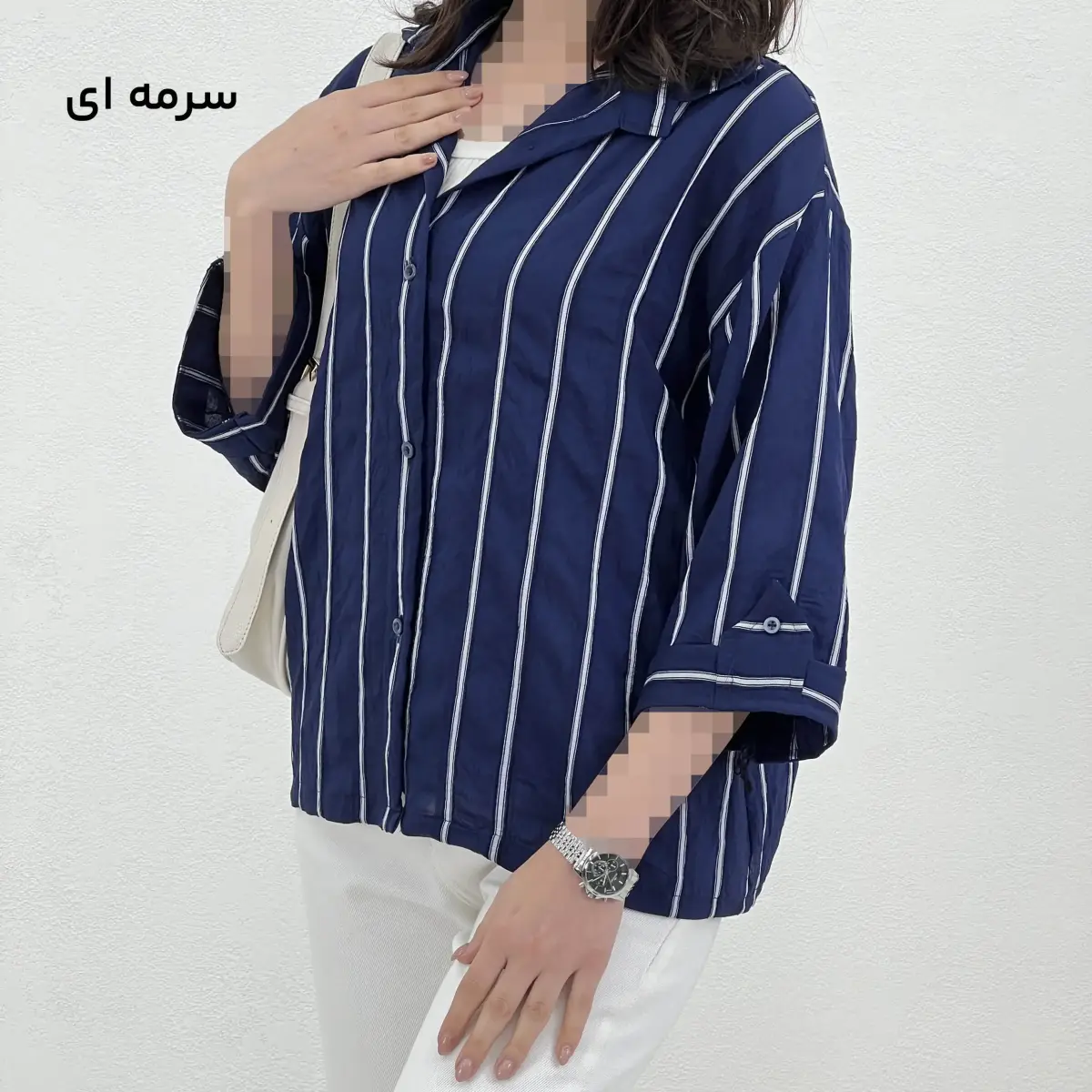 شومیز زنانه پری راه راه | آی بولک