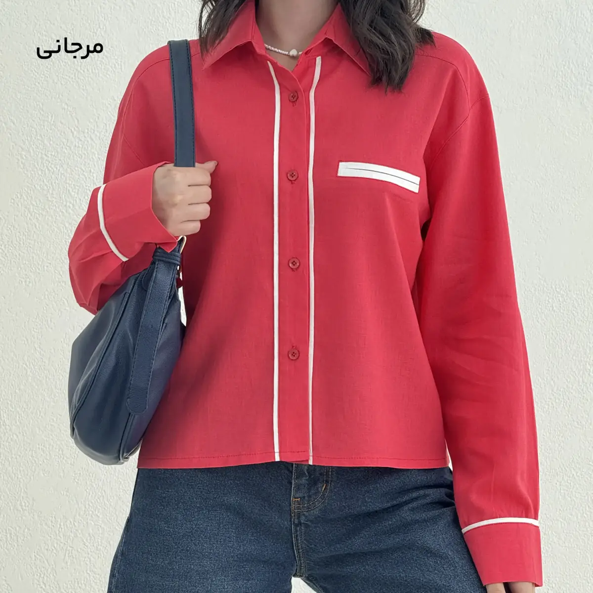 شومیز زنانه لینن کاپیتان | آی بولک