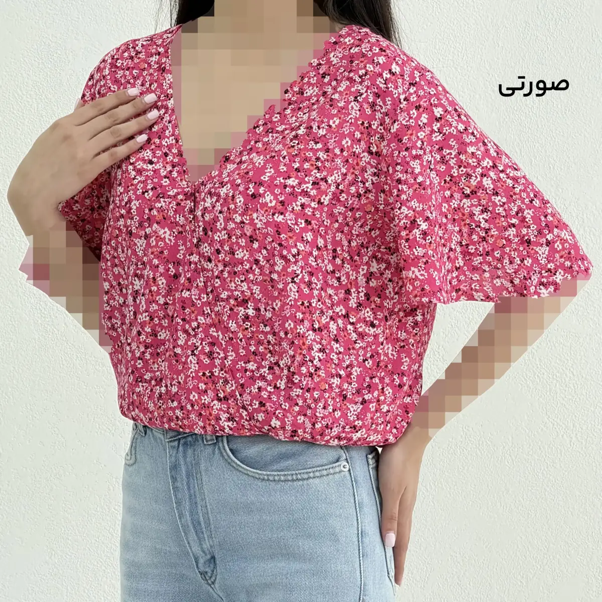 بلوز زنانه یقه چپ و راستی | آی بولک