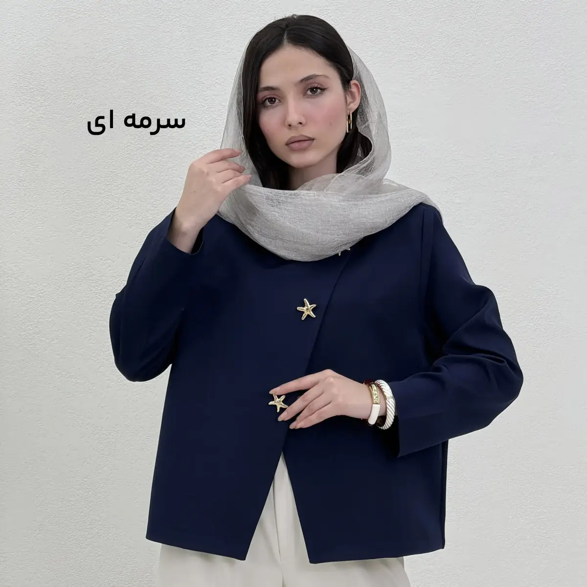 کت زنانه کرپ ستاره | آی بولک