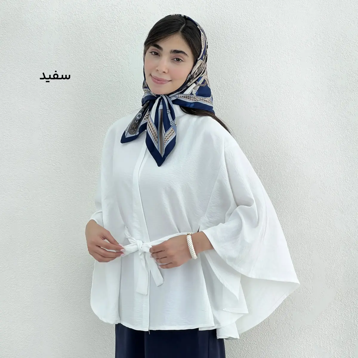 شومیز زنانه  سیلک یقه فرنچ | آی بولک