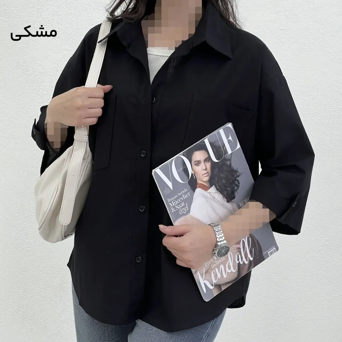 شومیز زنانه لینن دو جیب | آی بولک