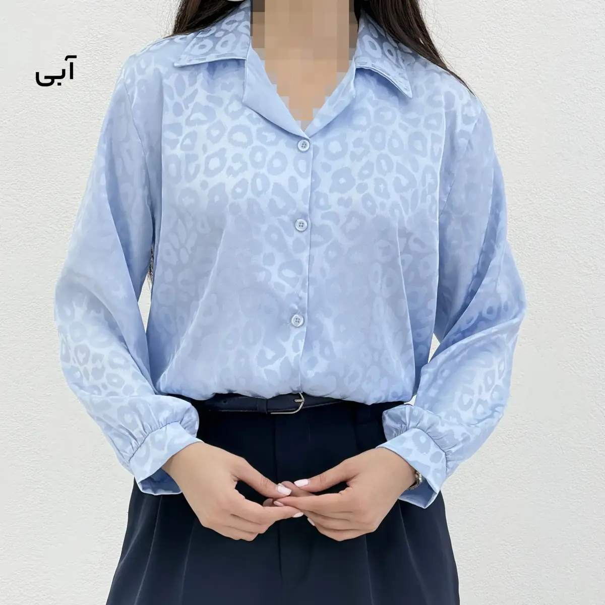شومیز زنانه ساتن طرحدار | آی بولک