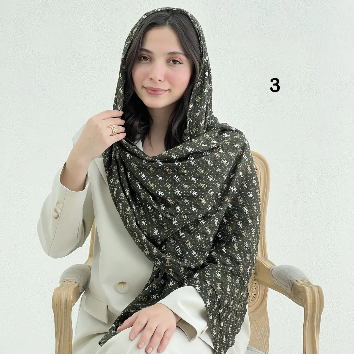 شال زنانه طرح برشکا | آی بولک
