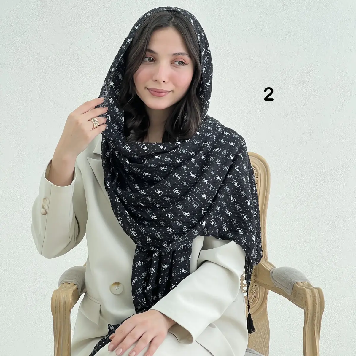 شال زنانه طرح برشکا | آی بولک